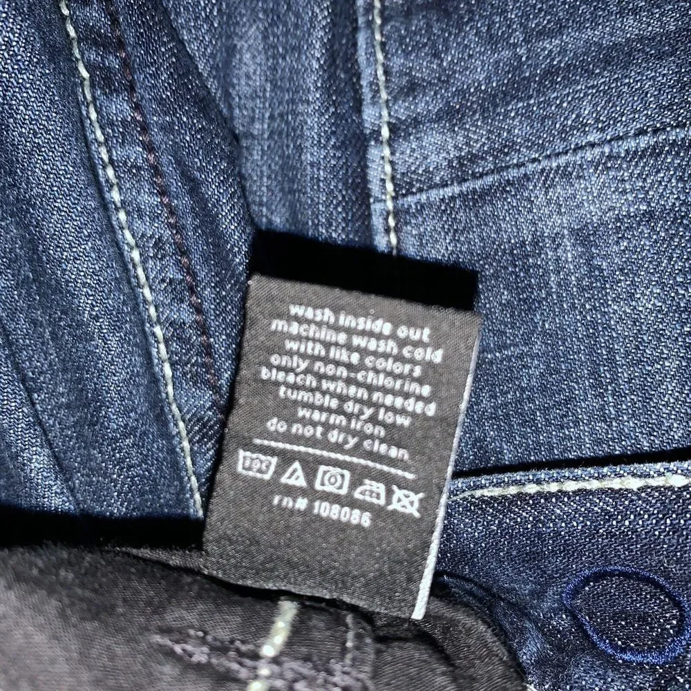 Sean John Vintage Clayton Button Fly Streetwear‎ Jeans Blue Size 36